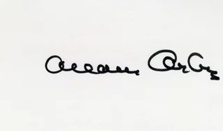 Allan Arbus autograph