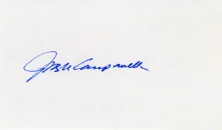 Joseph Campanella autograph