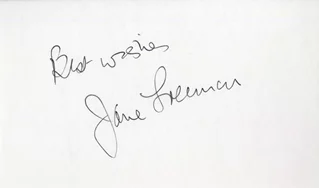 Jane Freeman autograph
