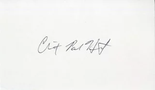 Christopher Hart autograph