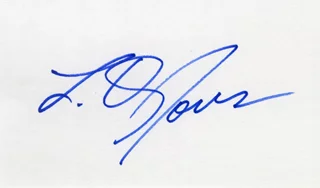 L.Q. Jones autograph