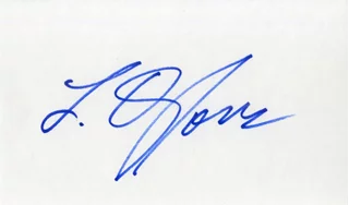 L.Q. Jones autograph