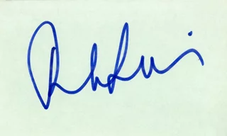 Richard Lewis autograph