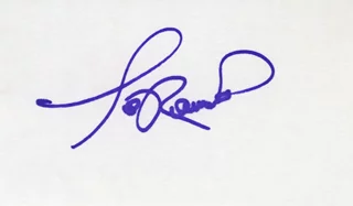 Lou Rawls autograph