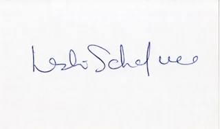 Leslie Schofield autograph