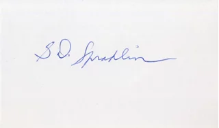 G.D. Spradlin autograph