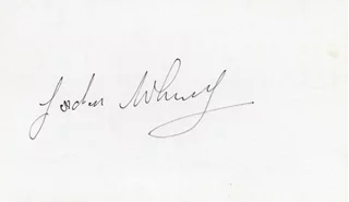 Gordon Wharmby autograph