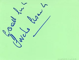Sorcha Cusack autograph