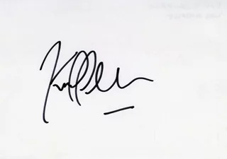 Kris Marshall autograph