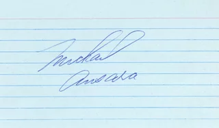Michael Ansara autograph