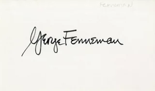 George Fenneman autograph