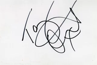 Tamsin Egerton autograph