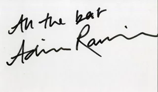 Adrian Rawlins autograph