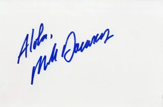 Mark Dacascos autograph