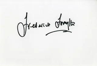 Frederick Forsyth autograph