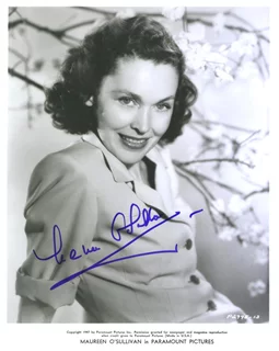 Maureen O'Sullivan autograph