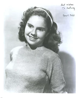 Ann E. Todd autograph
