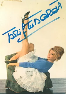 Brigitte Bardot autograph