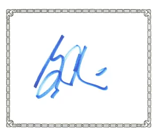 George Carlin autograph