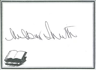 Wilbur Smith autograph