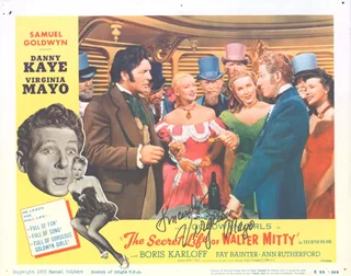 Virginia Mayo autograph