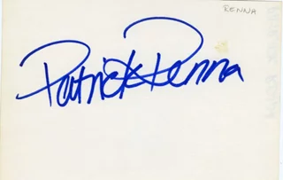 Patrick Renna autograph