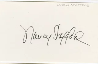 Nancy Stafford autograph