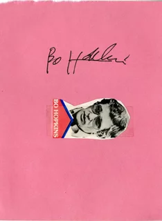 Bo Hopkins autograph