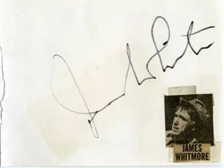 James Whitmore autograph