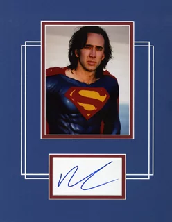 Nicolas Cage autograph