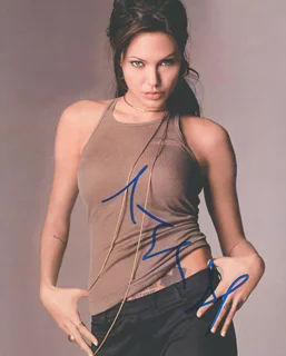 Angelina Jolie autograph