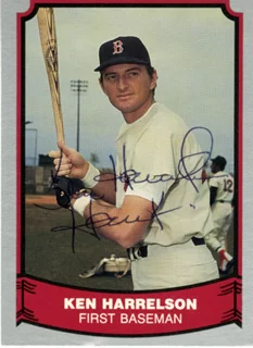 Ken Harrelson autograph