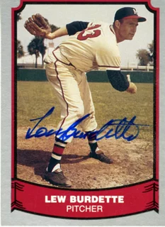 Lew Burdette autograph