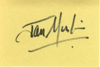Jan Merlin autograph