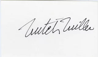 Mitch Miller autograph