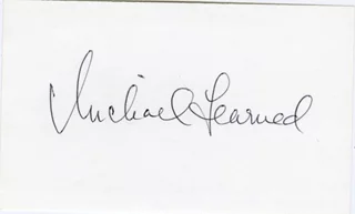 Michael Learned autograph