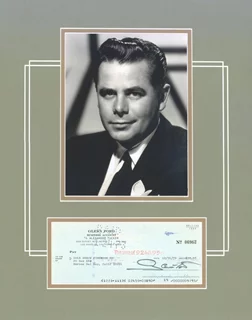 Glenn Ford autograph