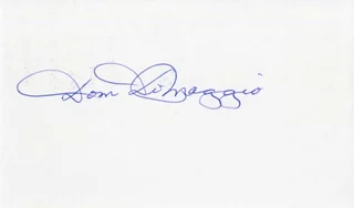 Dom DiMaggio autograph