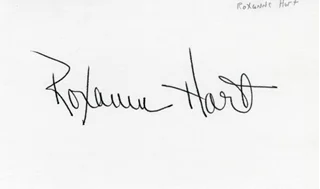 Roxanne Hart autograph