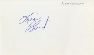 Lisa Blount autograph