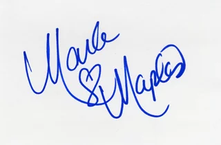 Marla Maples autograph