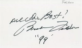 Barbara Feldon autograph