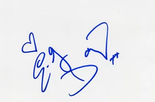 E.G. Daily autograph