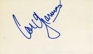 Lou Gramm autograph