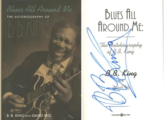 B.B. King autograph