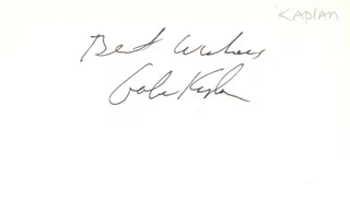 Gabe Kaplan autograph