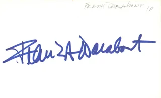 Frank Darabont autograph