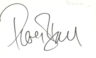 Pierce Brosnan autograph