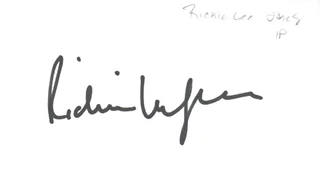 Rickie Lee Jones autograph