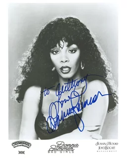 Donna Summer autograph